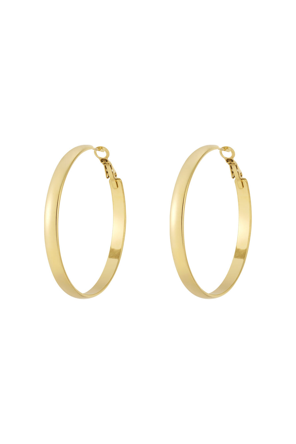 Stylish Stainless Steel Hoop Earrings - All Fit, Simple & Casual