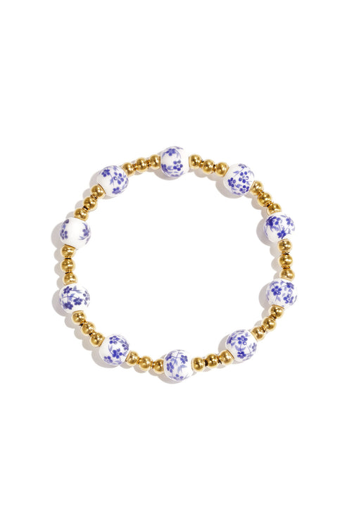 Elegant Gold Beaded Bracelet for Women