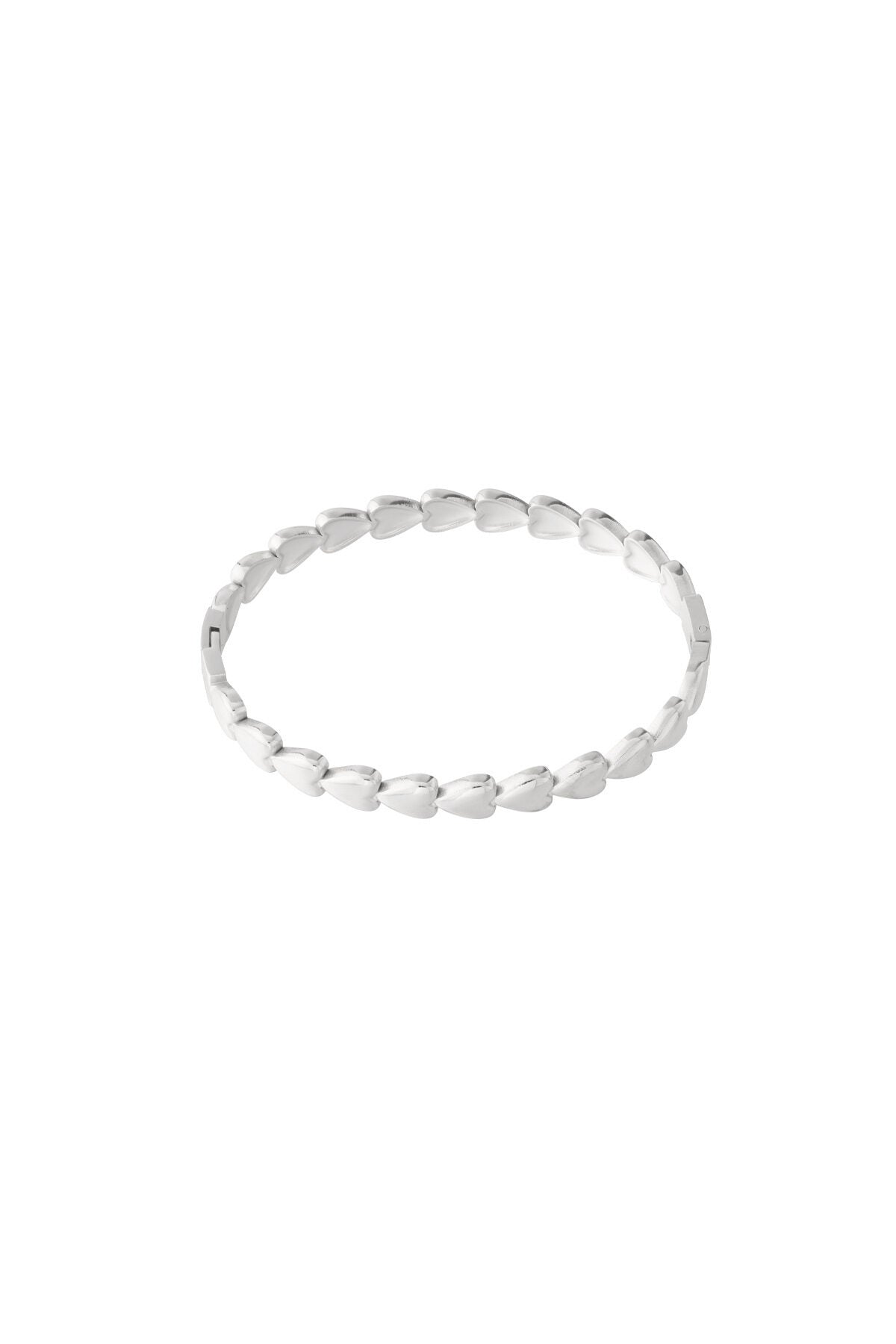 Elegant Heart Bangle for Everyday Glamour