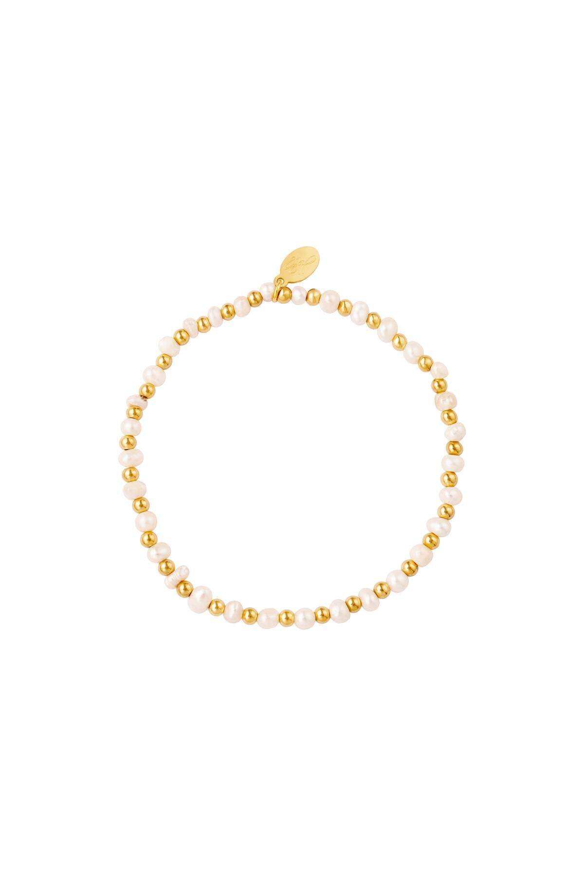 Elegant Gold Beaded Bracelet for Women