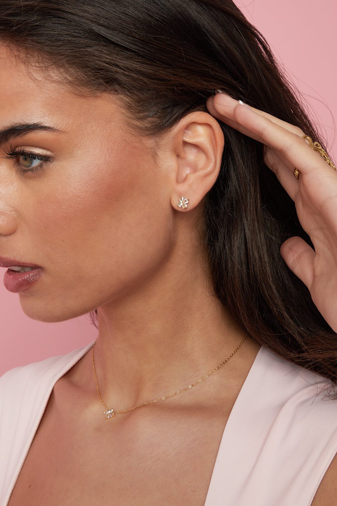 Elegant Clover Stud Earrings for Everyday Glam
