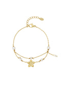 Elegant Flower Charm Bracelet for Everyday Glam