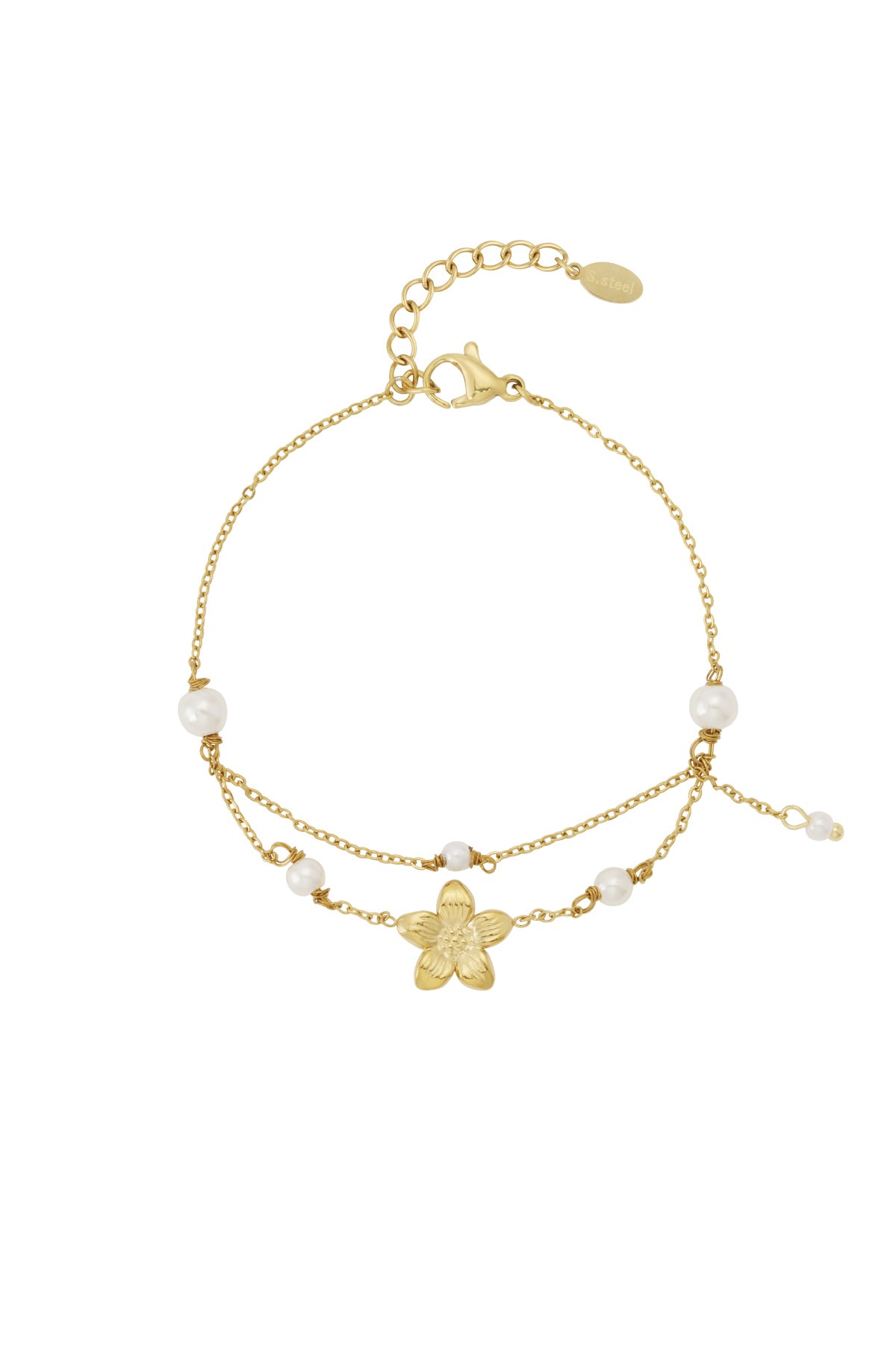 Elegant Flower Charm Bracelet for Everyday Glam