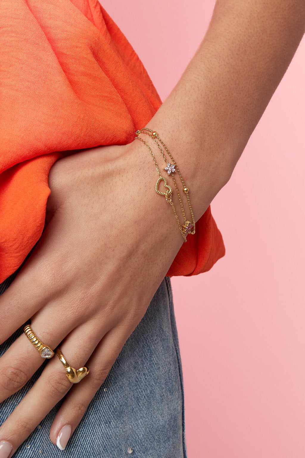 Elegant Stainless Steel Charm Bracelets for Everyday Wear