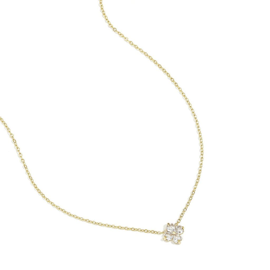 Elegant Stainless Steel Clover Pendant Necklace