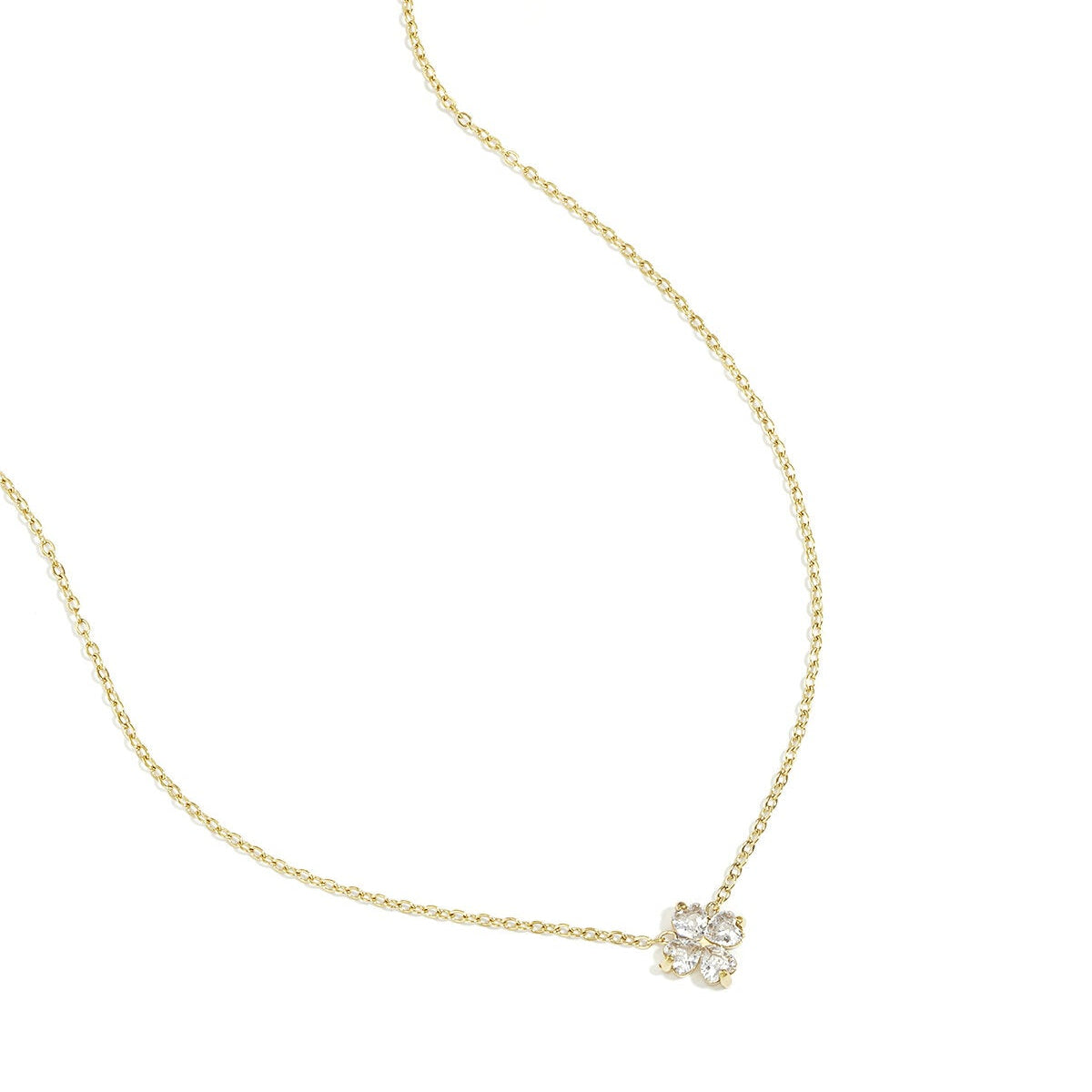 Elegant Stainless Steel Clover Pendant Necklace