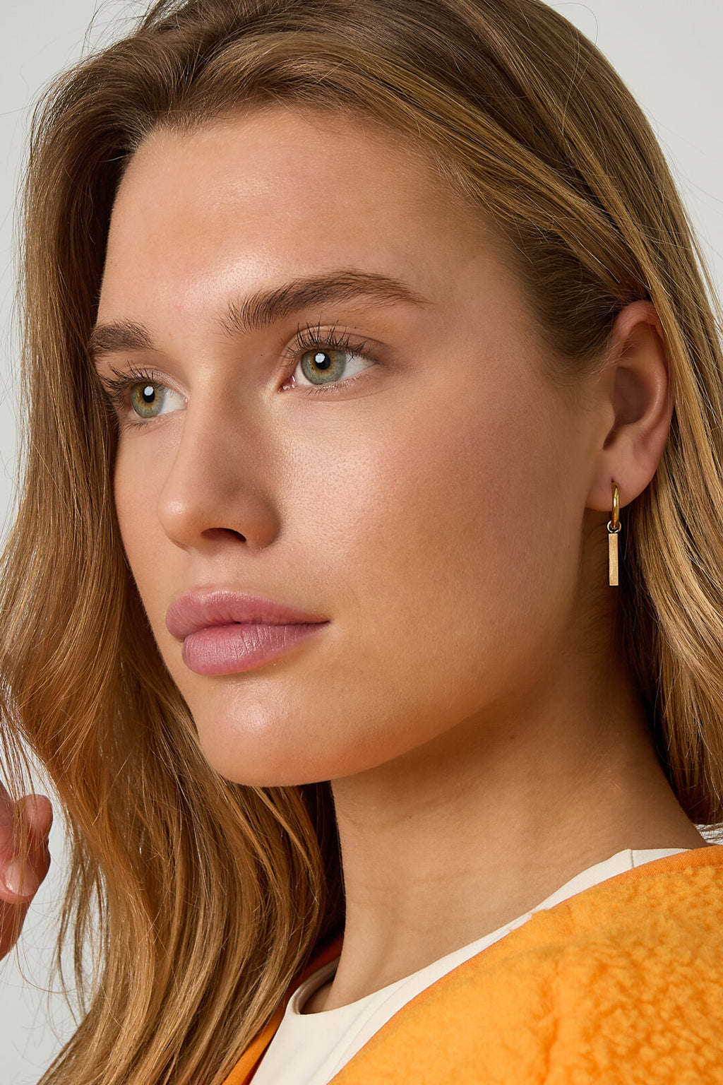 Elegant Stainless Steel Rectangle Drop Earrings for Women